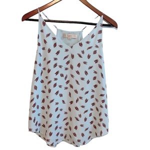 LOFT spaghetti strap blue tank top. Size XS